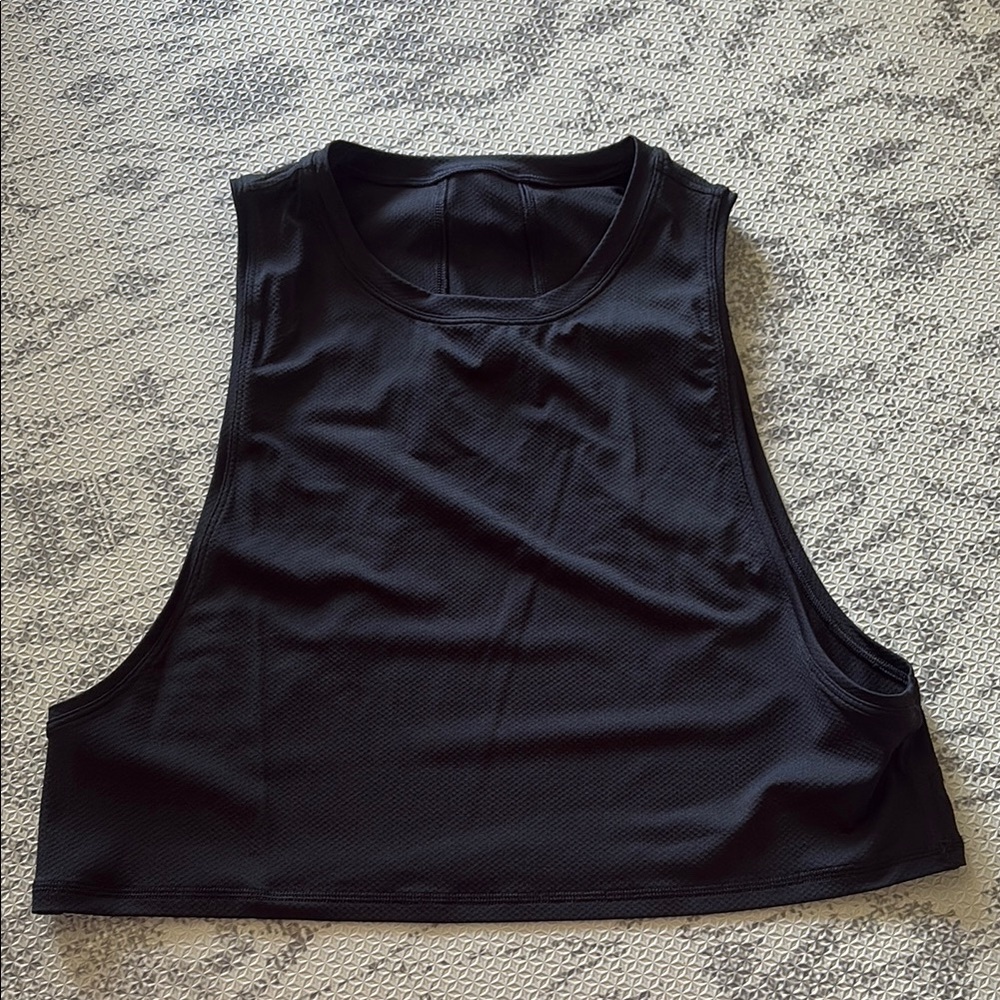 Lululemon crop top Black Sleeveless Women's Top